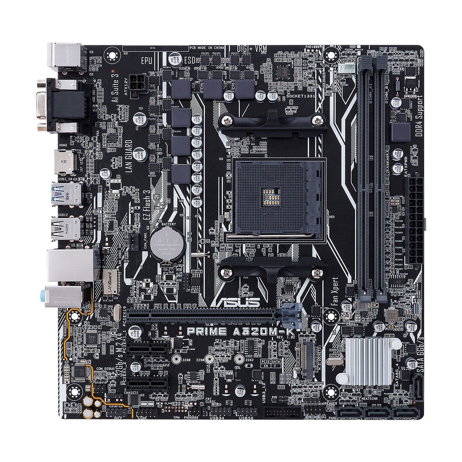 ASUS PRIME A320M-K - OVERCLOCK Computer