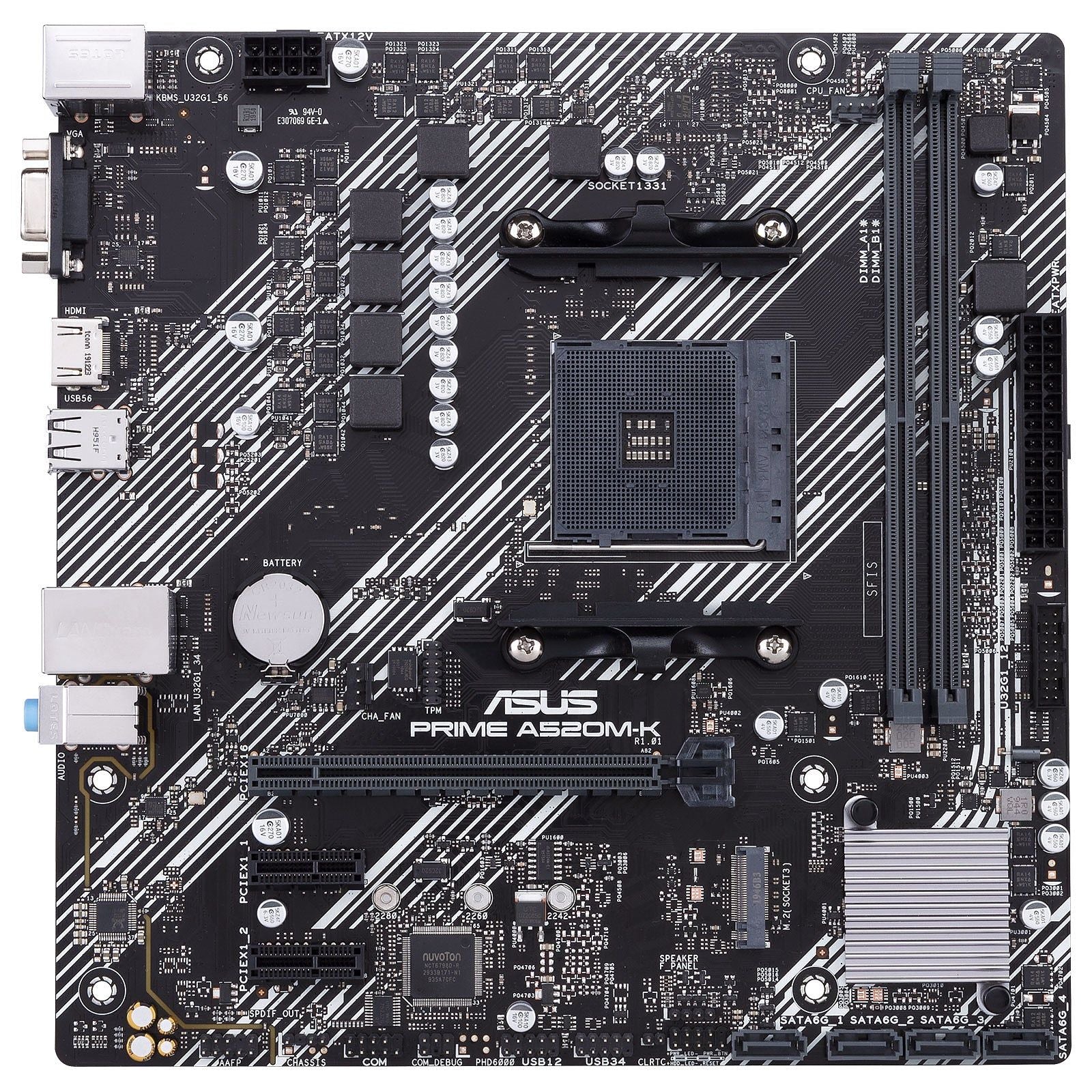 ASUS PRIME A520M-K - OVERCLOCK Computer