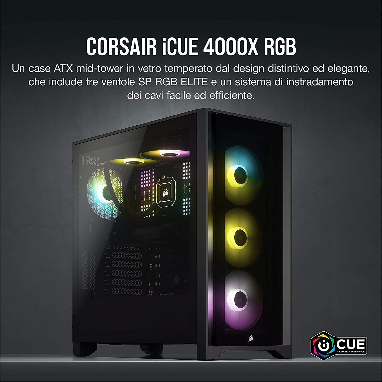 CORSAIR iCUE 4000X RGB Black - OVERCLOCK Computer