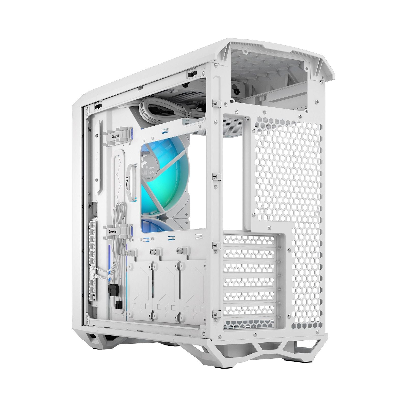FRACTAL CASE MID TOWER TORRENT COMPACT RGB WHITE TG LIGHT TINT - OVERCLOCK Computer