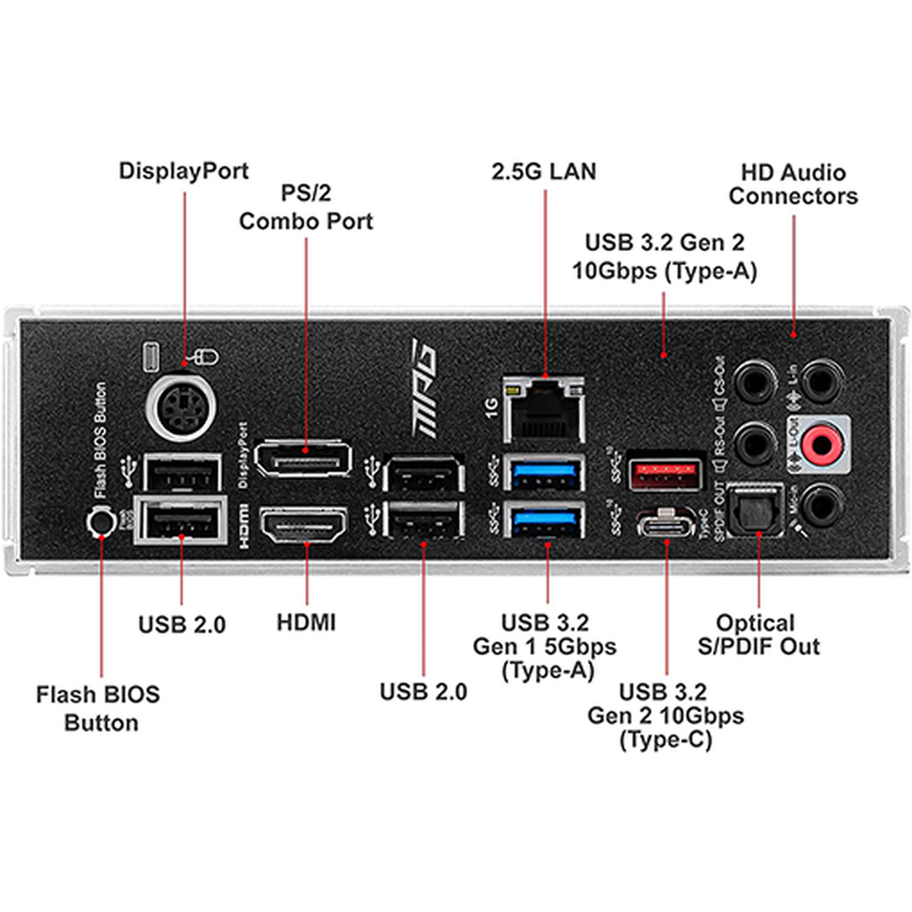 MSI MPG B550 GAMING PLUS - OVERCLOCK Computer