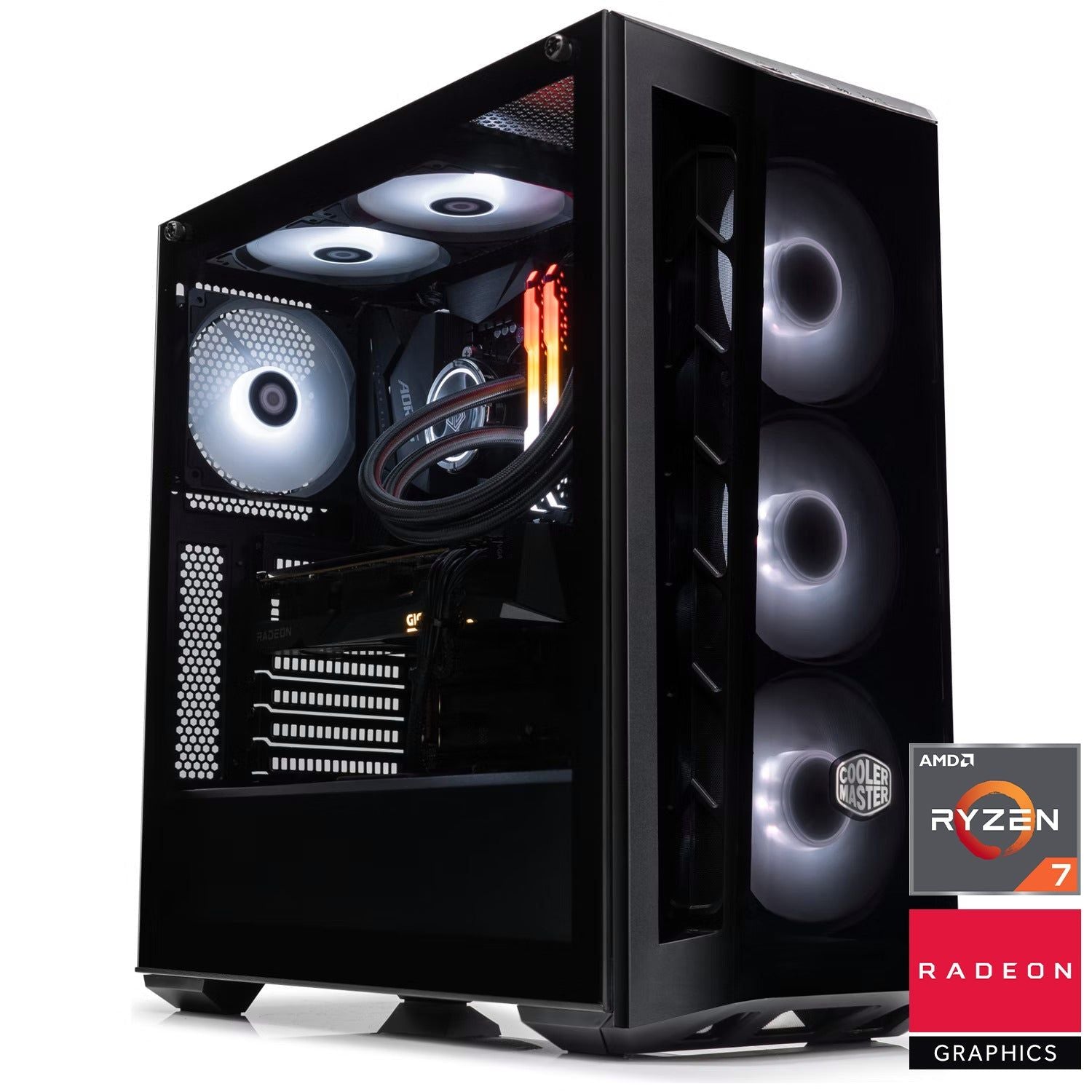 OVERCLOCK Frozr 7 - PC Gaming AMD Ryzen 7 5700x, 32gb ddr4 3600mhz, 1tb RX 7700 XT 12gb gddr6, Win 11 Pro - OVERCLOCK Computer