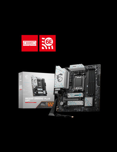 MSI B650M GAMING PLUS WIFI scheda madre AMD B650 Presa di corrente AM5 micro ATX