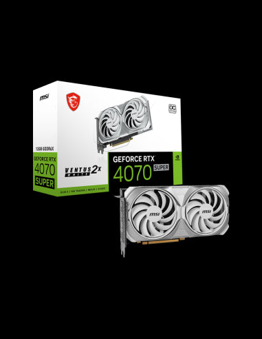 MSI GeForce RTX 4070 SUPER 12G VENTUS 2X WHITE OC NVIDIA 12 GB GDDR6X