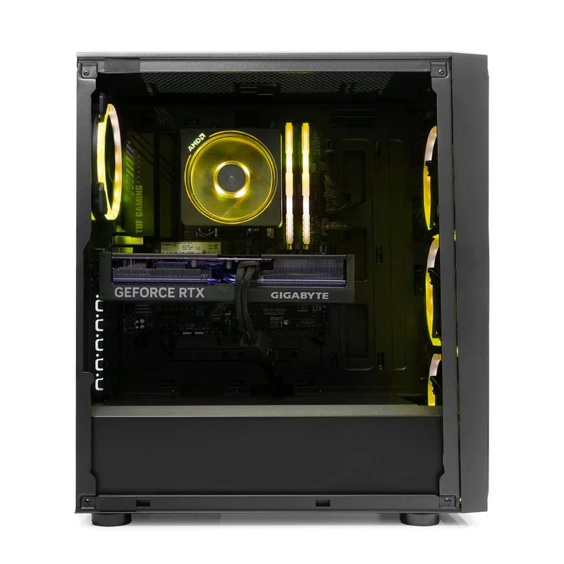 OVERCLOCK Cyberpunk 77 + Cyberpunk 2077 - PC Gaming AMD Ryzen 7 7700, 32gb ddr5 4800mhz, 1tb, RTX 5070 12GB GDDR7, Win 11 Pro - immagine 2