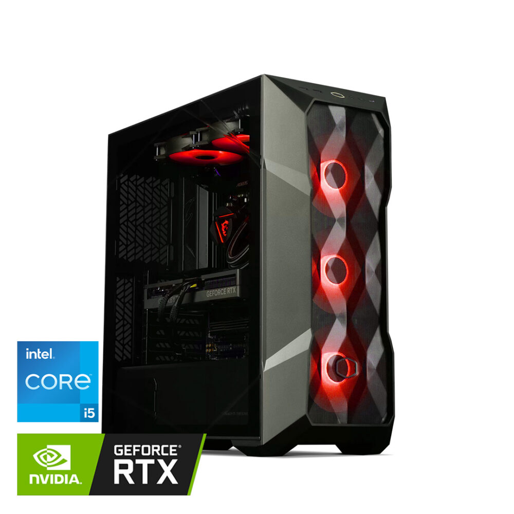 OVERCLOCK Vortex - PC Gaming Intel Core i5 12400F, 16gb ddr5 5200mhz, 1tb, RTX 4060 6GB GDDR5, Win 11 Pro