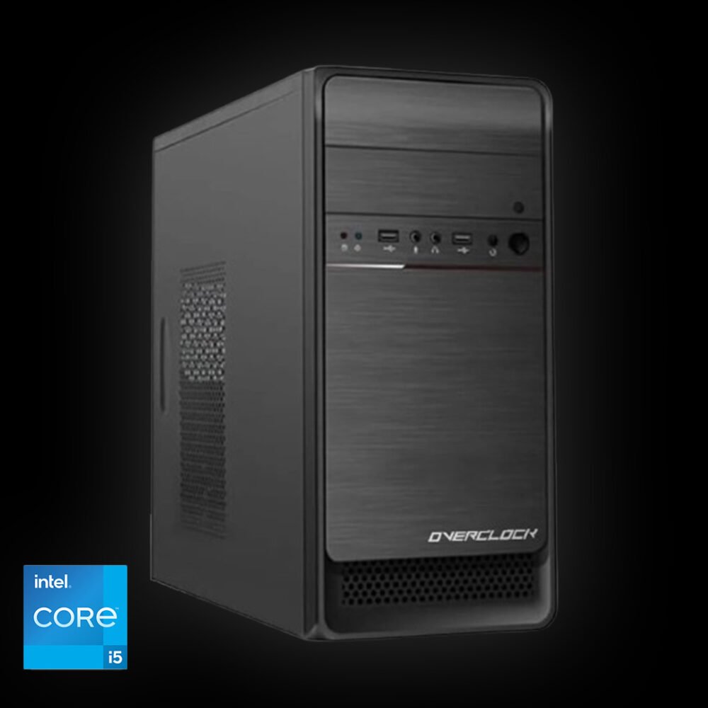 OVERCLOCK Office+ 3 - PC Desktop Intel Core i3 12100, 16gb ddr4 2666mhz, 512gb, Grafica UHD 730, Win 11 Pro