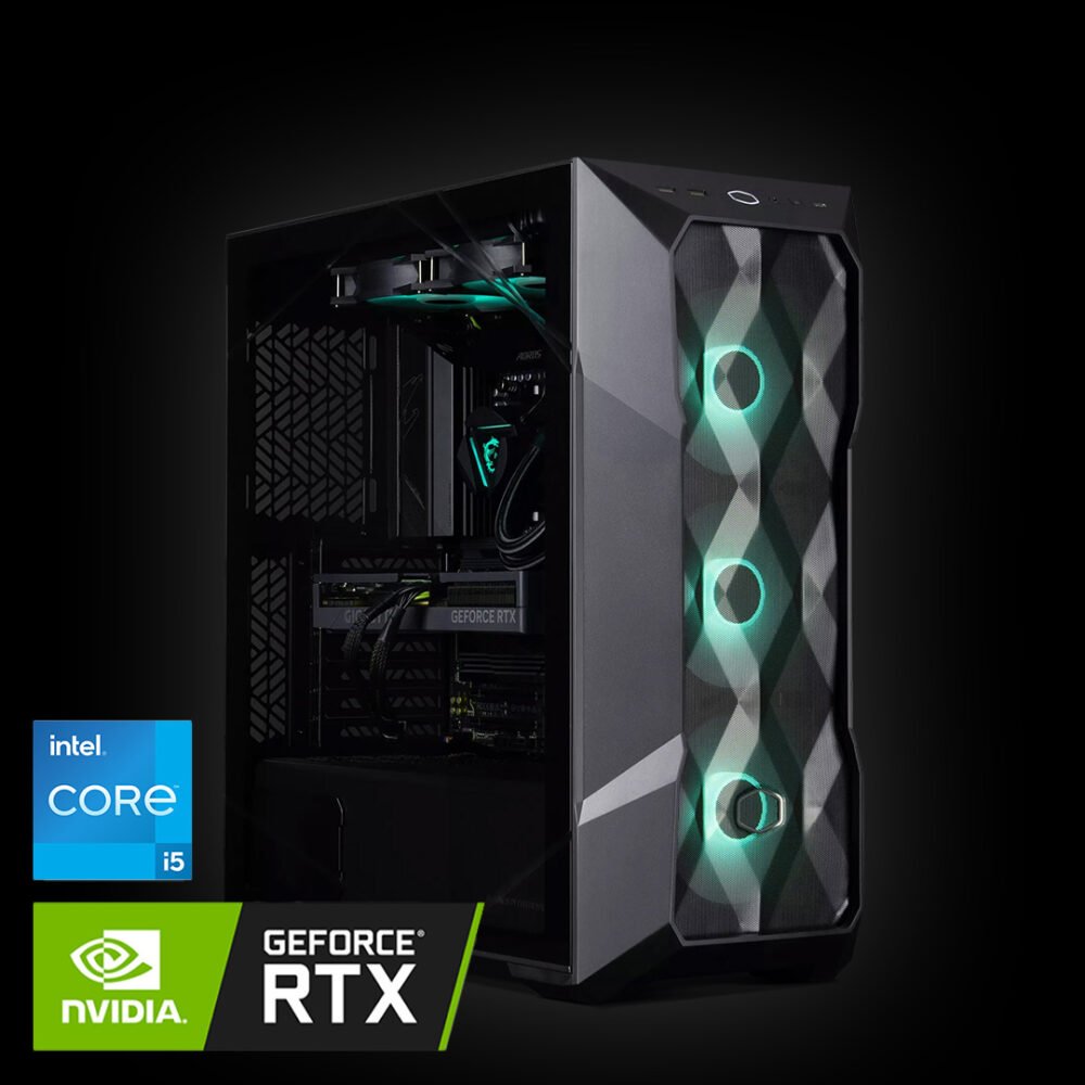 OVERCLOCK Vortex - PC Gaming Intel Core i5 12400F, 16gb ddr5 5200mhz, 1tb, RTX 3050 6GB GDDR5, Win 11 Pro