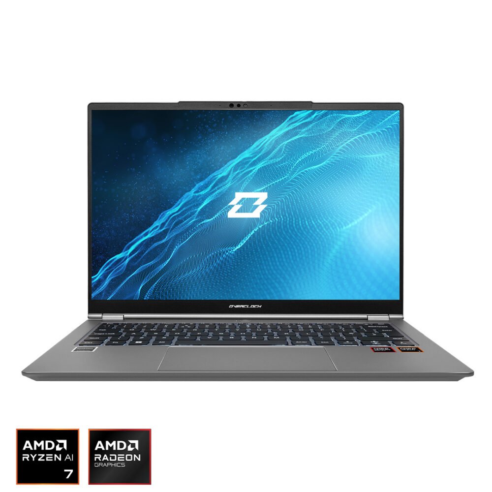 OVERCLOCK AirFusion 14 - AMD Ryzen AI 7 350 8 Core, 5.0GHz Turbo, 50 AI TOPS, AMD Radeon Graphics 860M, 14" QHD+ 120HZ LED sRGB 100%,