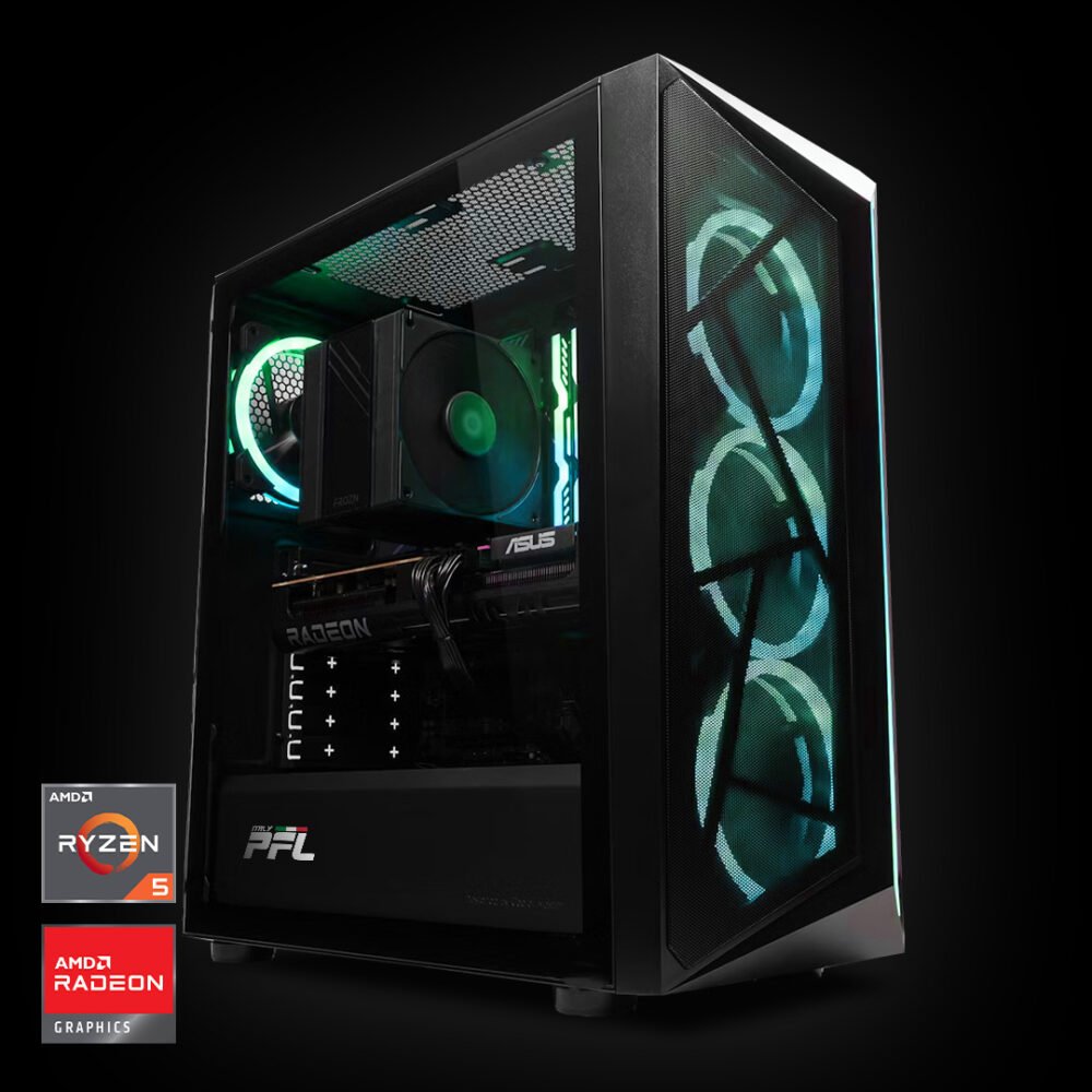 OVERCLOCK Alpine Pro PFL Edition – PC Gaming AMD Ryzen 5 7500F, 16gb ddr5 4800mhz, 1tb, AMD Radeon RX 7600 8GB GDDR6, Windows 11 Pro