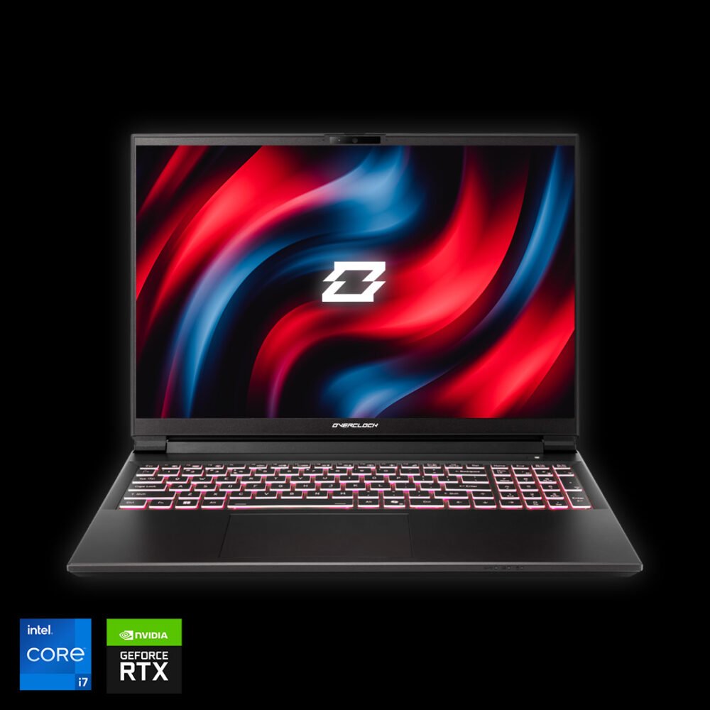 OVERCLOCK Cyberbook X5 – Intel Core i7 13620H, 16″ FHD+ 165HZ sRGB 100%, RTX 5050 8gb GDDR7, 54WH Lithium Ion Battery, WIFI 6E, RGB Keyboard
