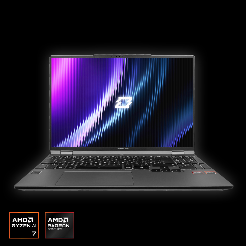 OVERCLOCK AirFusion Max – AMD Ryzen AI 7 350 8 Core, 5.0GHz Turbo, 50 AI TOPS, AMD Radeon Graphics 860M, 14″ QHD+ 120HZ LED sRGB 100%,